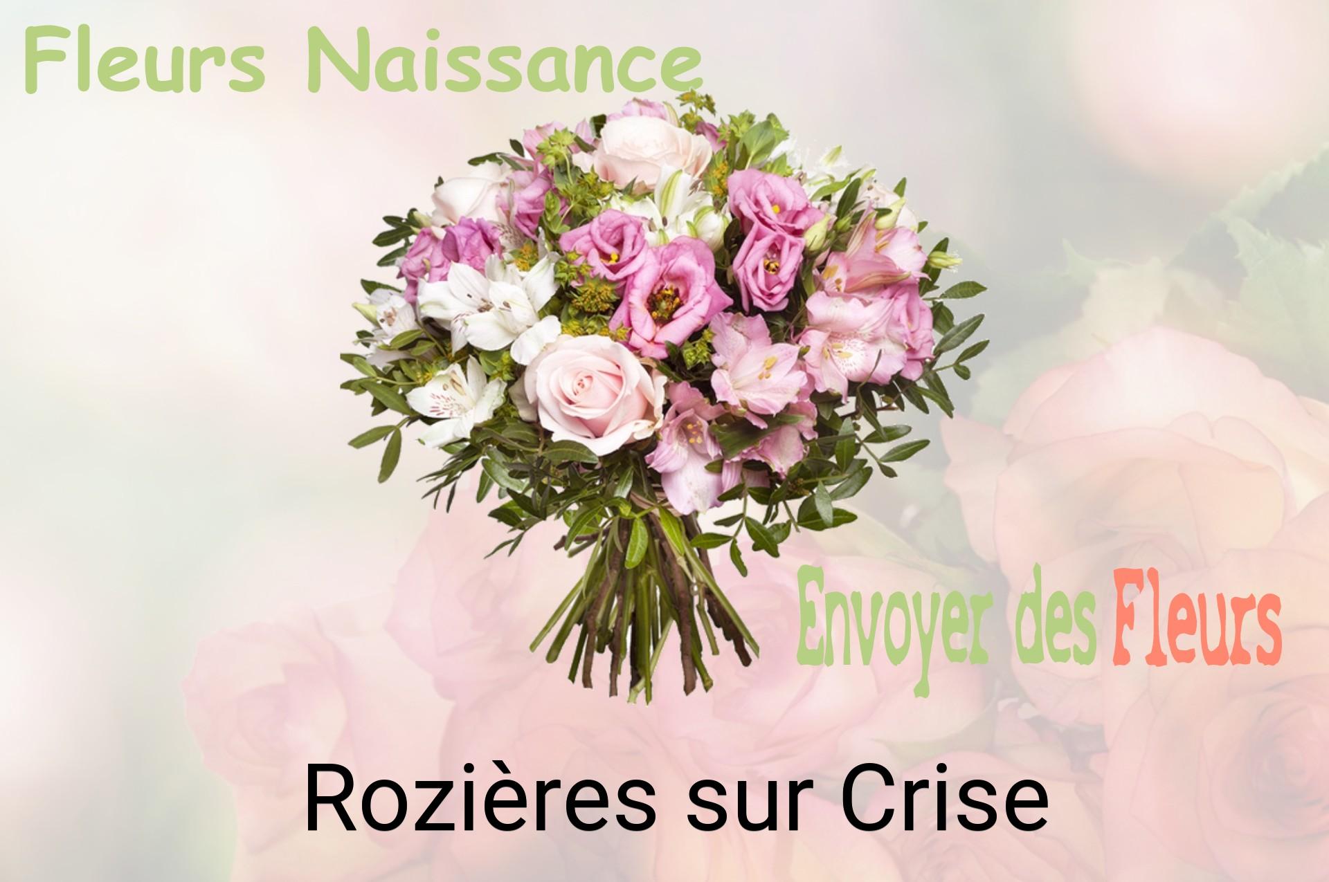Bouquet de fleurs de naissance livré à Rozières-sur-Crise