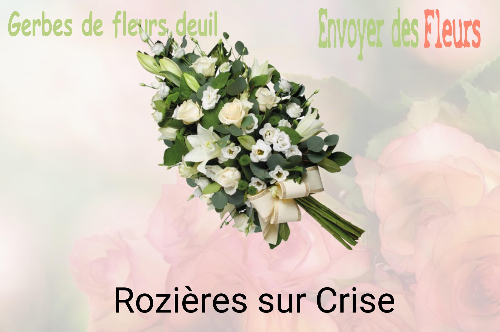 Gerbe de fleurs de deuil livrée à Rozières-sur-Crise
